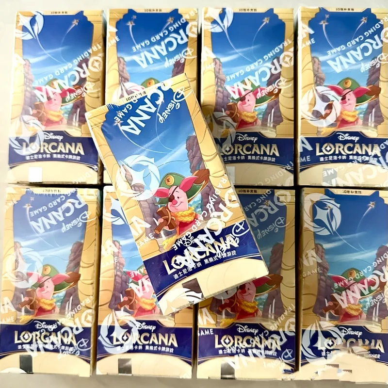 

Подлинная карта Disney Lorcana Into The Inklands Chapter 3, китайская коллекционная карточная игра Tcg, карточка с персонажами Диснея, подарки на день рождения