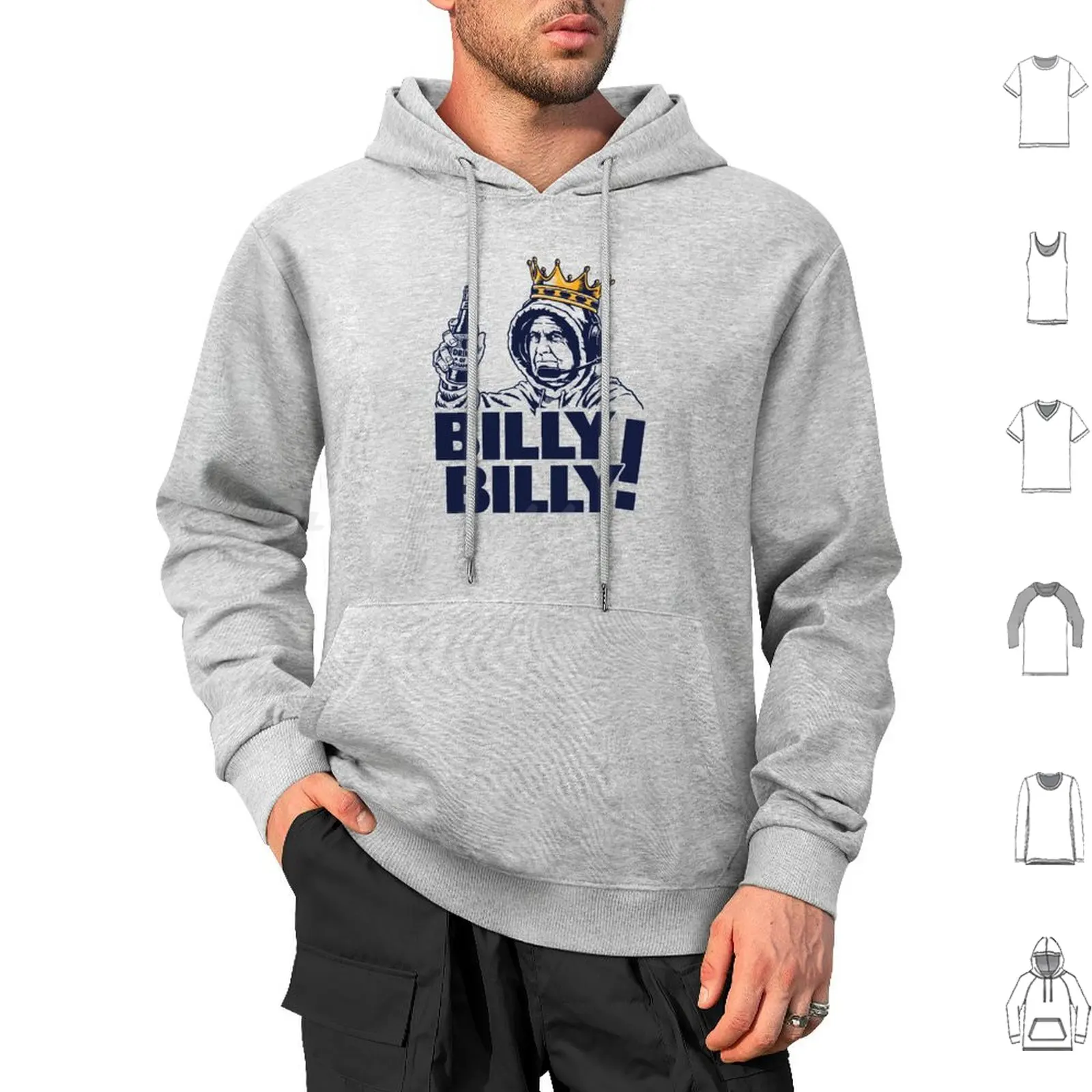 Billy Billy! Hoodie cotton Long Sleeve Football Bill Belichick Budweiser Bud Light Dilly Dilly Billy Billy Parody Humor