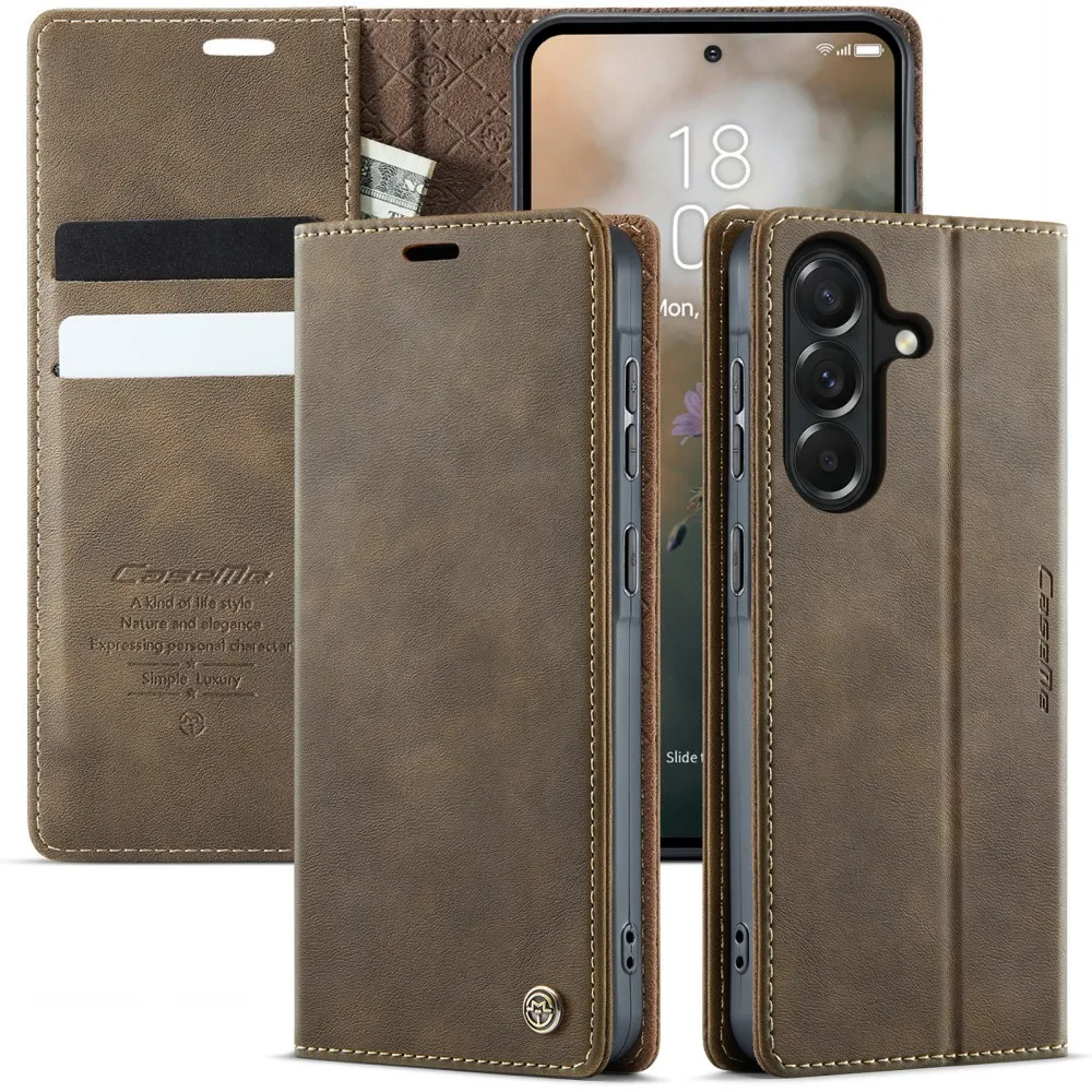 

CaseMe Magnetic Flip Leather Phone Case for Samsung Galaxy A37 A56 A55 A54 A37 A36 A35 A34 A33 A17 A15 A16 5G Wallet Card Cover