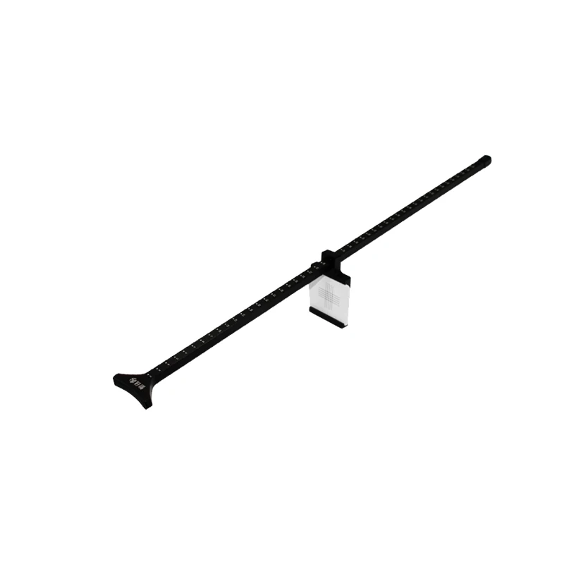 Negro - Productos de entrenamiento para pruebas de visión con regla de punto cercano y alojamiento