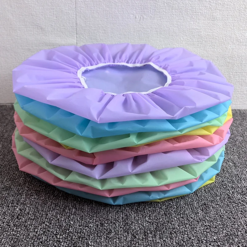 Shower Hat Waterproof Microfiber Absorbent Hair Drying Baby Bath Cover Anti Oil Fume Shower Cap Adjustable Soft Head Protection