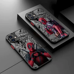 Zabawne etui na telefon Deadpool Marvel dla OnePlus 6 7 7T 8 8T 9 Pro Nord 2 5G Matowe, przezroczyste, twarde etui