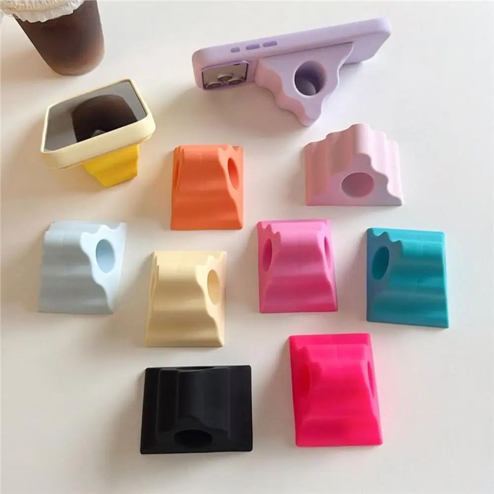 Magnetic Silicone Phone Stand Wave Triangle Desk Kickstand Strong Magnet Holder Universal For IPhone For Samsung