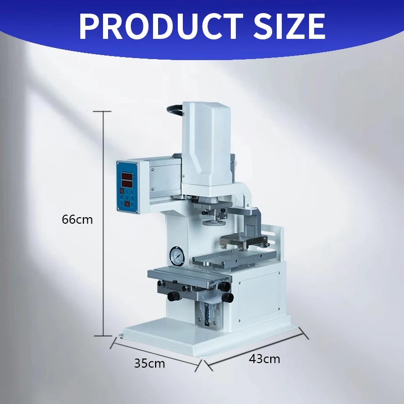 Compact Pneumatic Pad Printing Machine Single-Color Desktop Model with Oil Cup Customizable for Various Applications