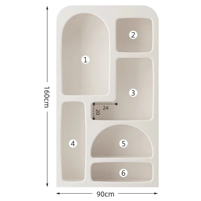 Craft Organizer Living Room Cabinets Salon Standing Storage Shelf Cabinet Small Showcase Muebles Hogar Home Accessories