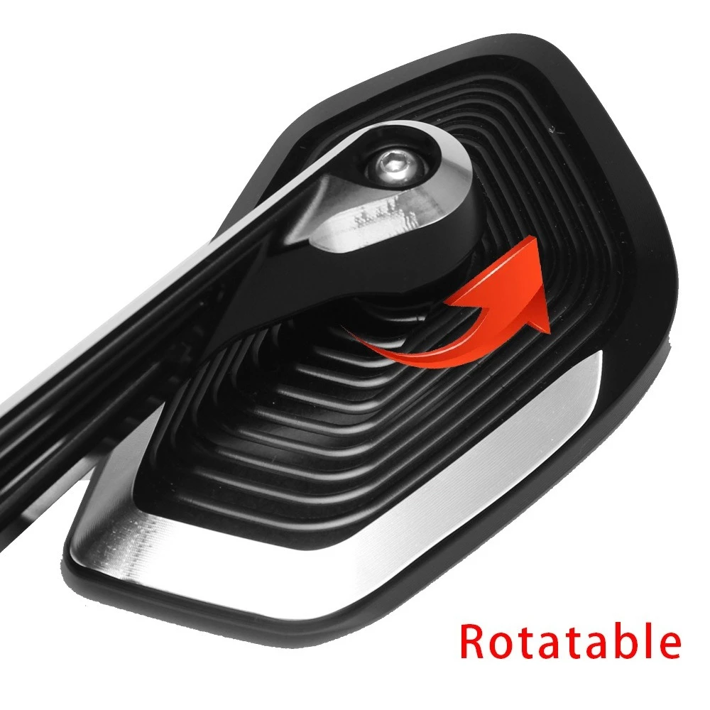 For BMW R1300GS 2024 R1200 1250 GS ADV F650GC F850GS S1000XR Motorcycle Side Rearview Mirro Aluminum Adjustable Rear View Mirror