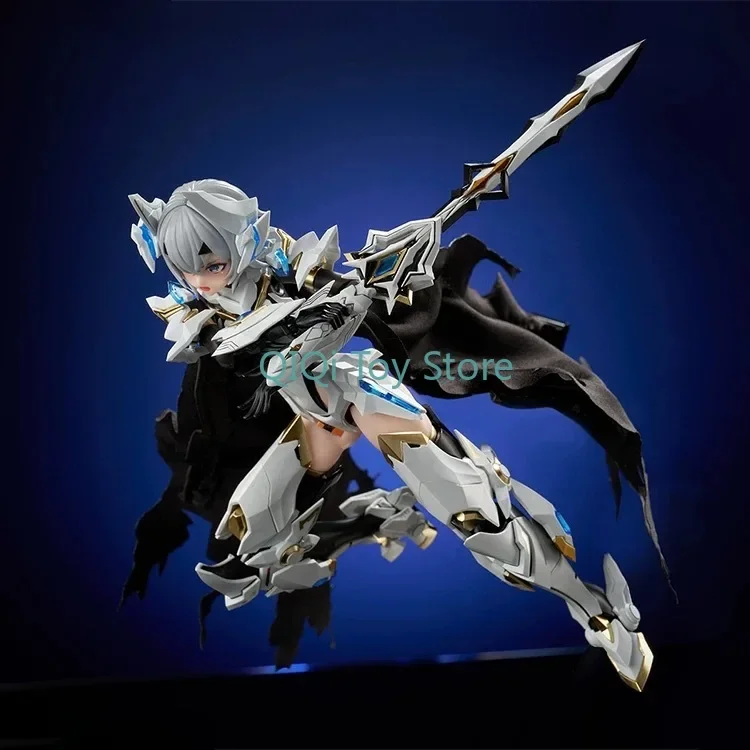 Spot Comic Master Nuclear Gold Reconstruction 1/12 White Dragon Knight Galahad Machine Girl Assembly Movable Model