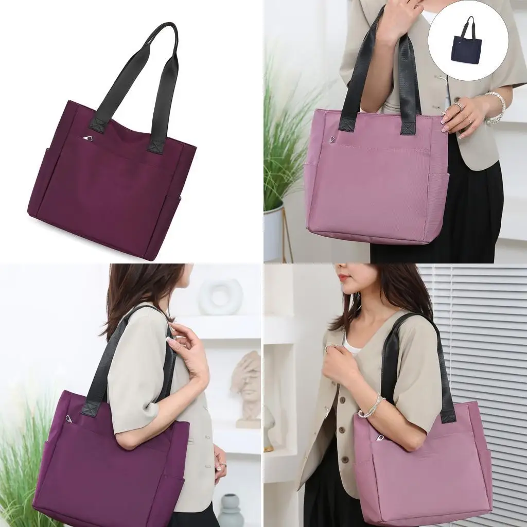 

X90D Эргономичная износостойкая сумка на плечах Практическая нейлоновая сумочка Большие карманы для хранения для офисных занятий