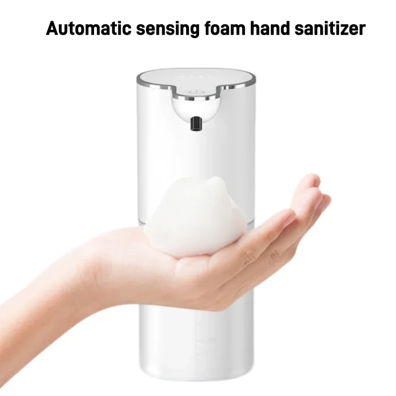 Automatic Touchless Foam Soap Dispenser Rechargeable Wall Mounted For Gel Dish Soap Hand Soap Bathroom Kitchen Smart Sanitizer