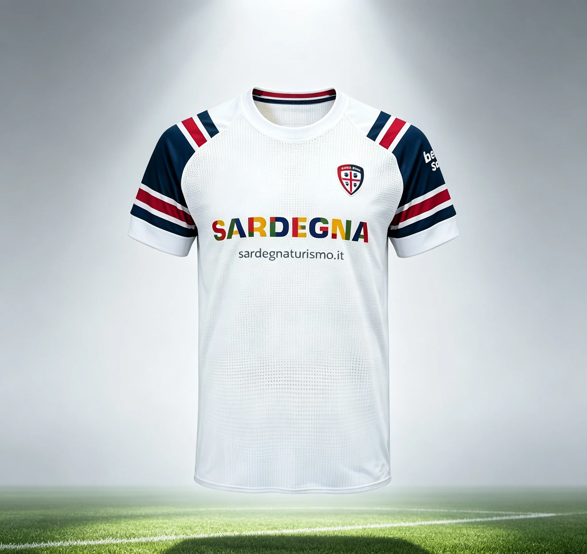 2026 Cagliari 3D-Druck Fußballtrikot Herren Damen Sommer Sport Oversize T-Shirt Atmungsaktiv Schnelltrocknend Streetwear Kleidung – Detail 1
