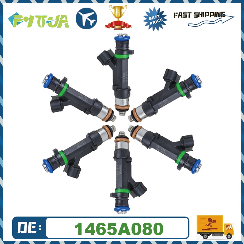 

6pcs Fuel Injector Nozzle 1465A080 for MITSUBISHI OUTLANDER 3.0L V6 2007-2013 146 5A0 80