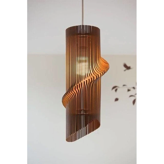 

Twisted 、Cut Wooden Lamp Shade