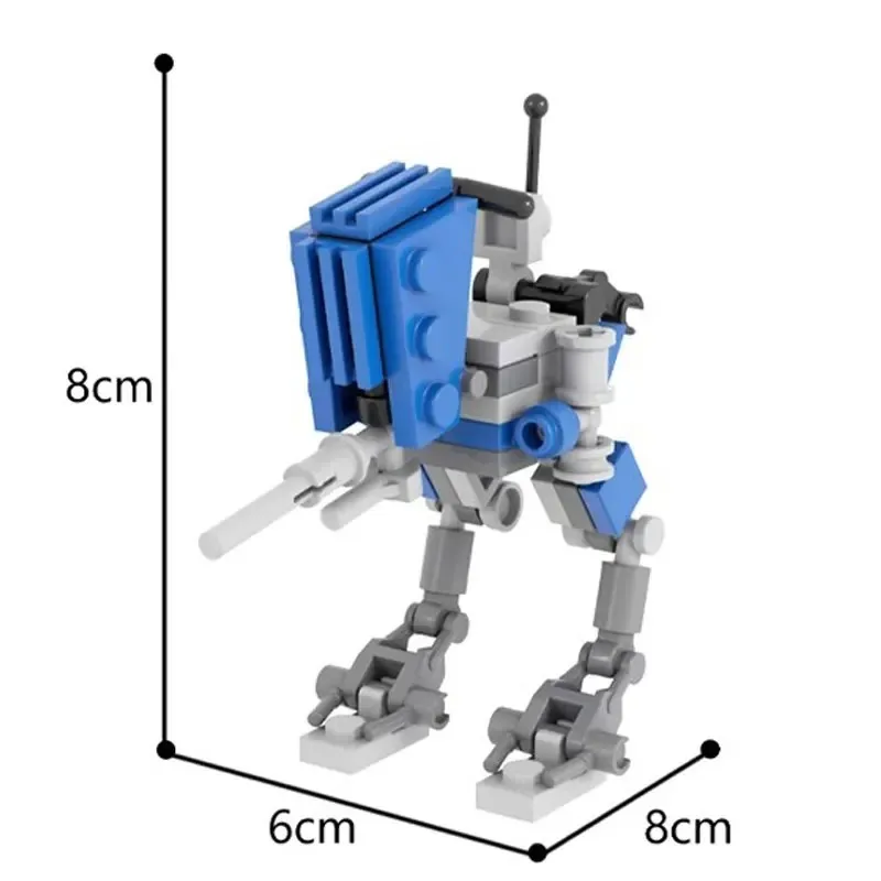 50pcs  Building Blocks AT-RT Clone War Walking Mech MOC-35960 assembled building block toy robot made in China