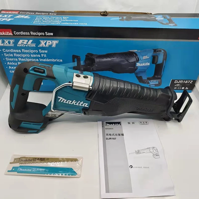 Makita DJR187Z 18V LXT Cordless Reciprocating Saw 3000SPM Portable Metal Wood Cutting Adjustable Speed Power Tool (No Battery)