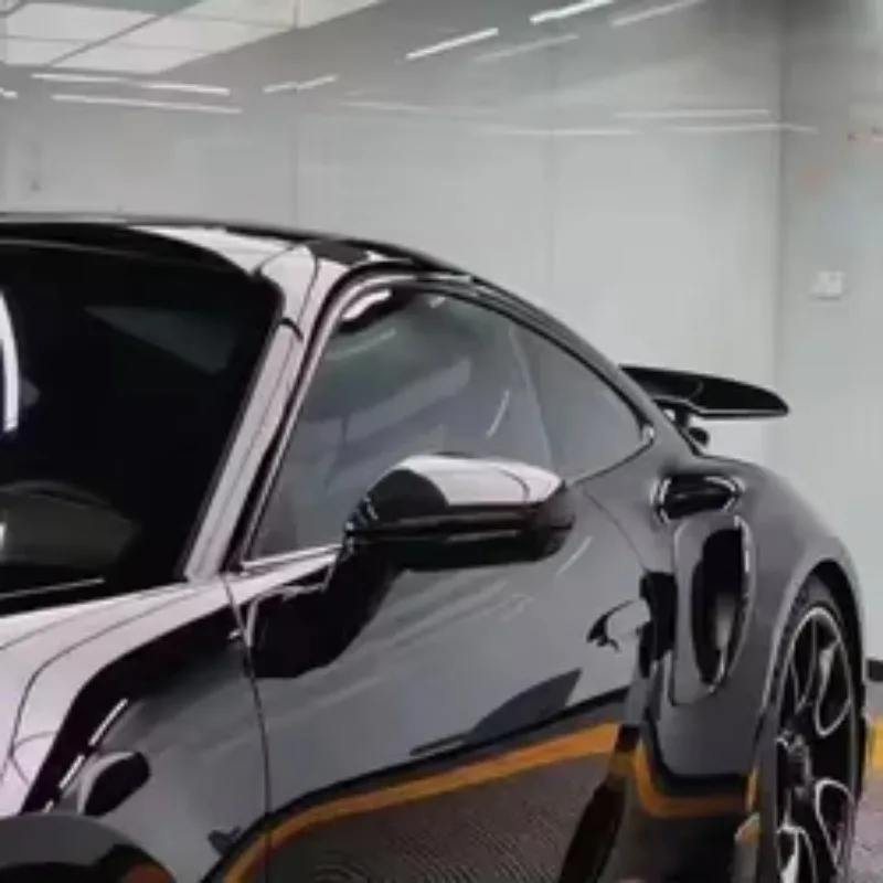 فيلم حماية طلاء السيارات من مادة TPU باللون الأسود Ppf Ppf أسود ذاتي الشفاء عالي اللمعان Ppf أسود #2