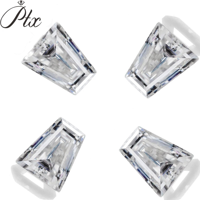 

PTX Holycome Excellent Cut T Shape Moissanite D Color VVS1 Loose Stone Pass Diamond Test Positive With GRA Certificate