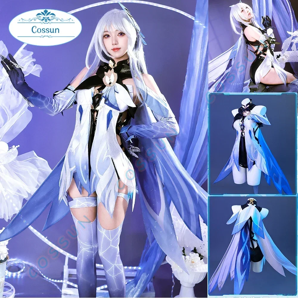 Skirk Cosplay Costume Game Genshin Impact Skirk Dress Women Uniform Halloween Outfit Full Set Sexy Suit