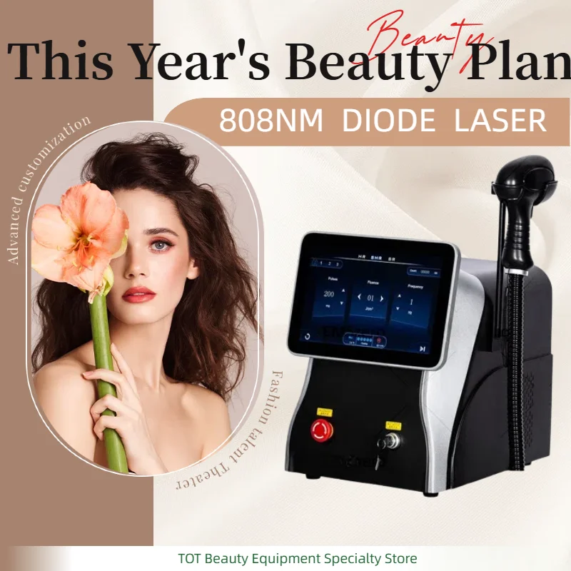 

High Power 808 Laser Hair Removal Device 3 Wavelengths 755 1064 808 Diode Laser Hair Removal Machine For Full Body Hair Removal