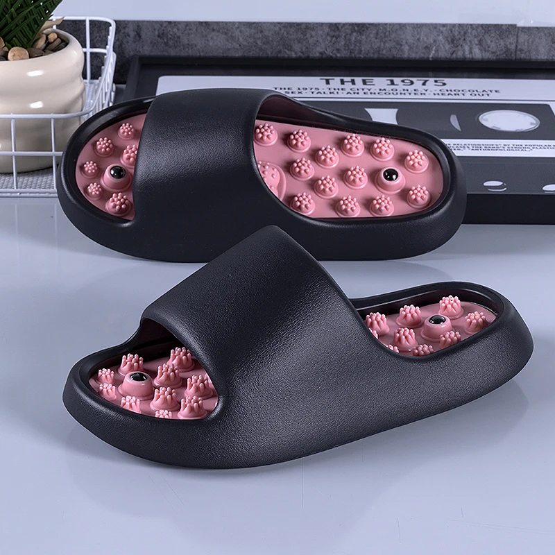 Fußmassage-Hausschuhe für Frauen, Akupressur-Pantoffeln für den Hausgebrauch, Lässige Fußstressabbau-Sandalen, Outdoor-Strandsandalen – Detail 16