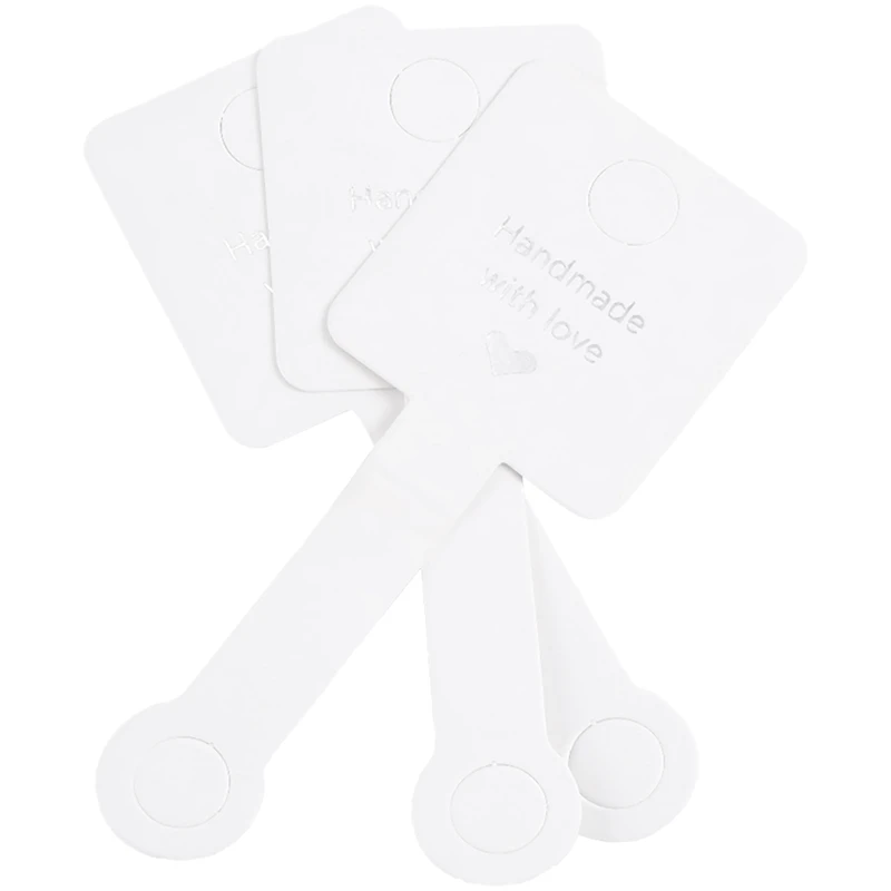 500 Piece Handmade With Love Mini Gift Paper Tags Gift Labels White Paper Kindness For Gift Wrap, Wedding