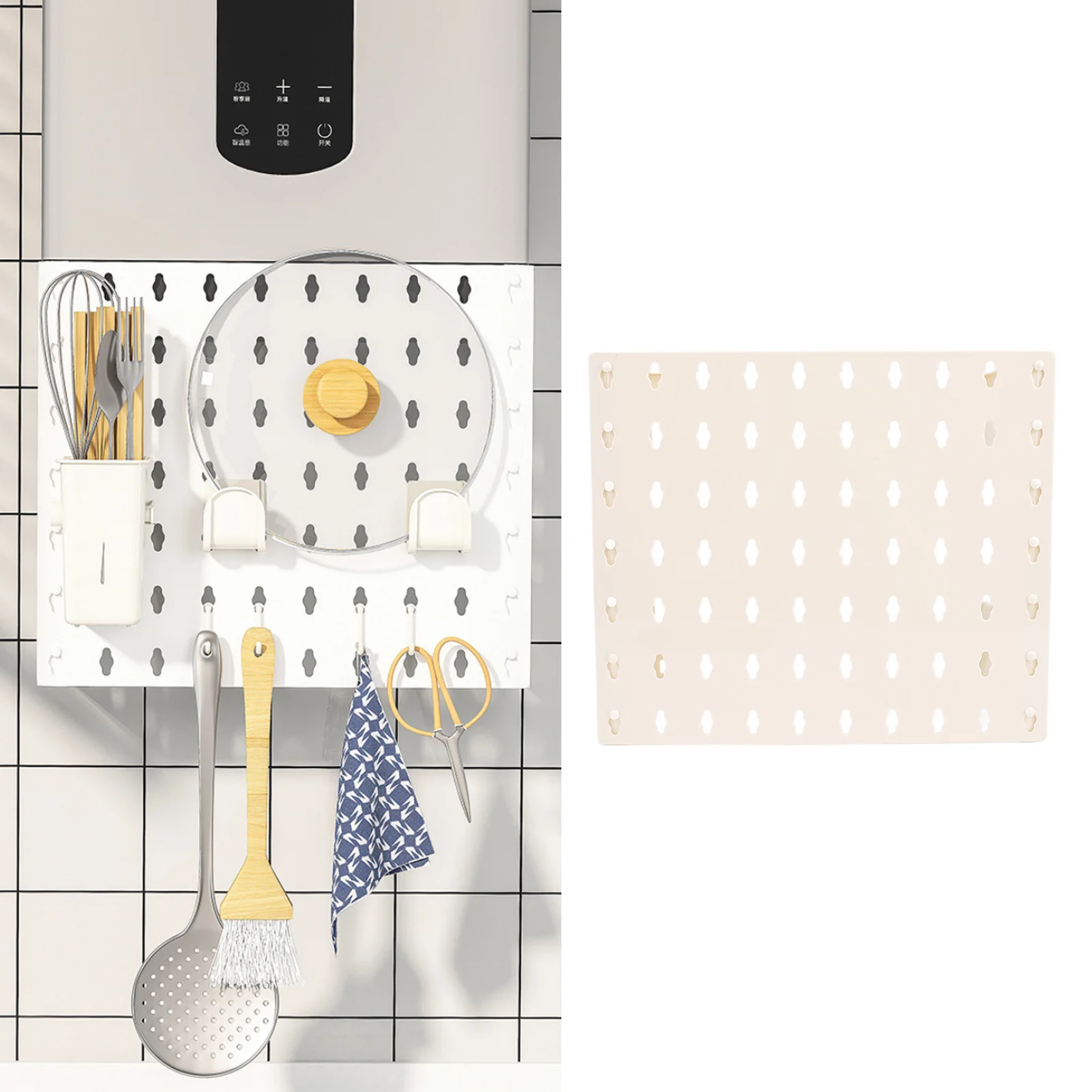 Storage Rack Gas Water Heater Pipe Cover Gas Water Heater Pipeline Shielding Cover Compact Sturdy Multifunctional for Home