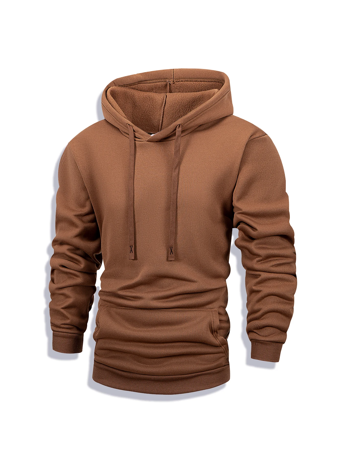 Solid Color Men Women Hoodies Warm Mens Sweatshirt Fashion Streetwear Casual Men\'s Loose Breathable Pullovers top