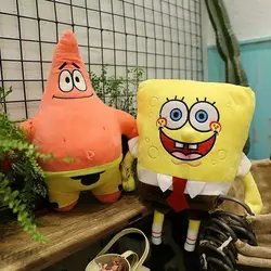 Bob Esponja, boneca de pelúcia para crianças, Patrick, Eugene H. Krabs, Gary, desenhos animados kawaii, Anime brinquedo periférico, presente de Natal