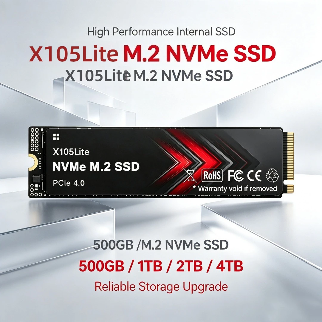 M.2 Nvme 4Tb Pcie 4.0 Ssd - X105Lite 4TB PCIe 4.0 M.2 NVMe