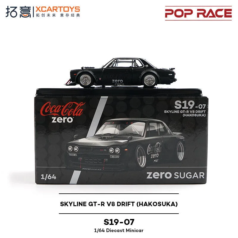 

Xcartoys Poprace Series 1:64 SKYLINE GT-R V8 DRIFT литая под давлением модель автомобиля из сплава персонализированное украшение для рабочего стола игрушки подарок на день рождения