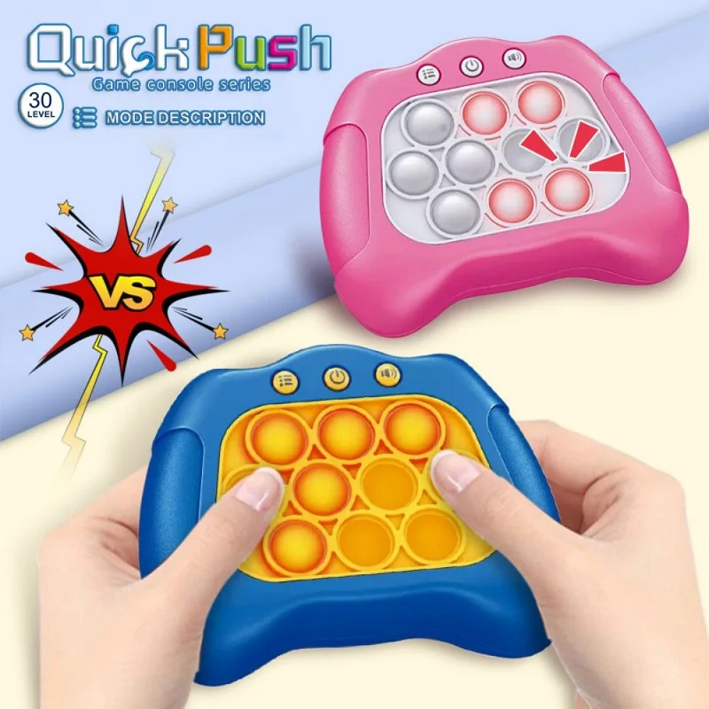 Pop Quick Push Game Machine Children Educational Pinch Fun Decompression Gopher Toy for Kids Adult Stress Relief Fidget Toys