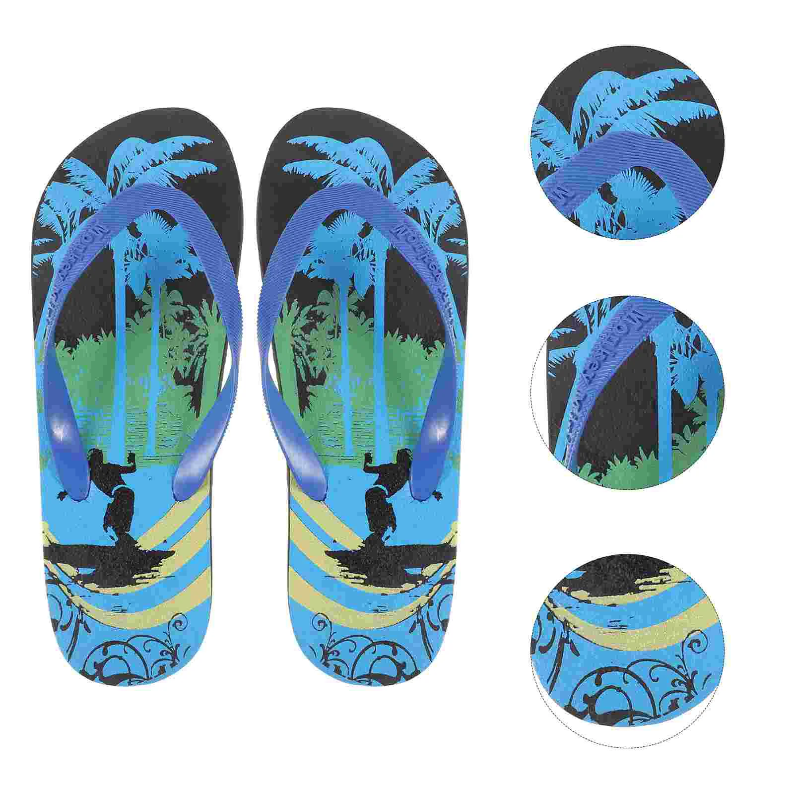 Chinelos práticos havaianos sandálias de praia para homens verão flip-flops ao ar livre plana pvc antiderrapante moda fresca