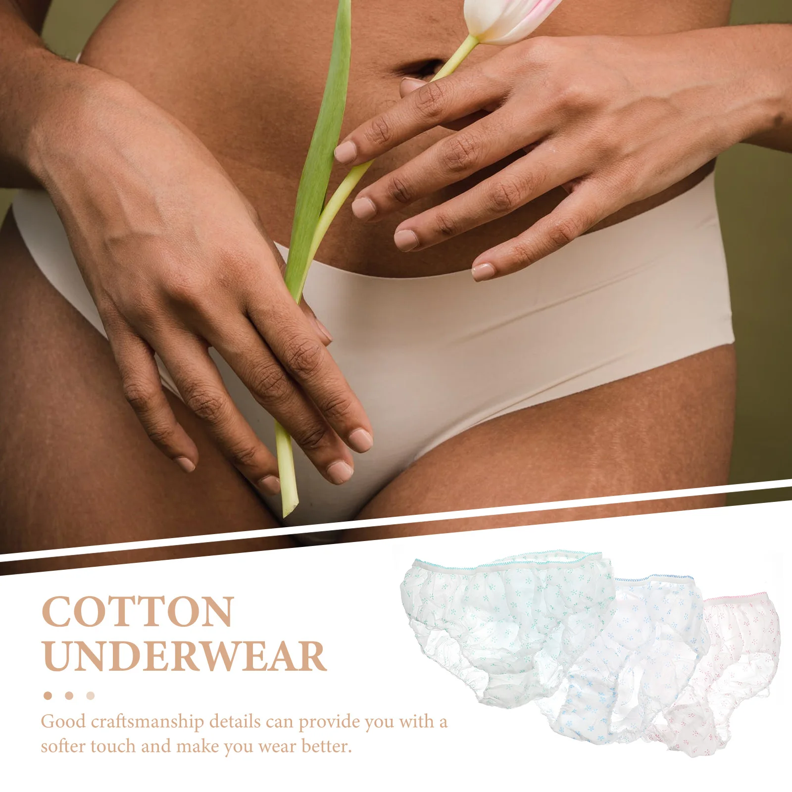 

7pcs Disposable Panties Women Soft Breathable Non-Toxic Maternity Underwear Postpartum Travel Pregnant Ladies Intimate Wear