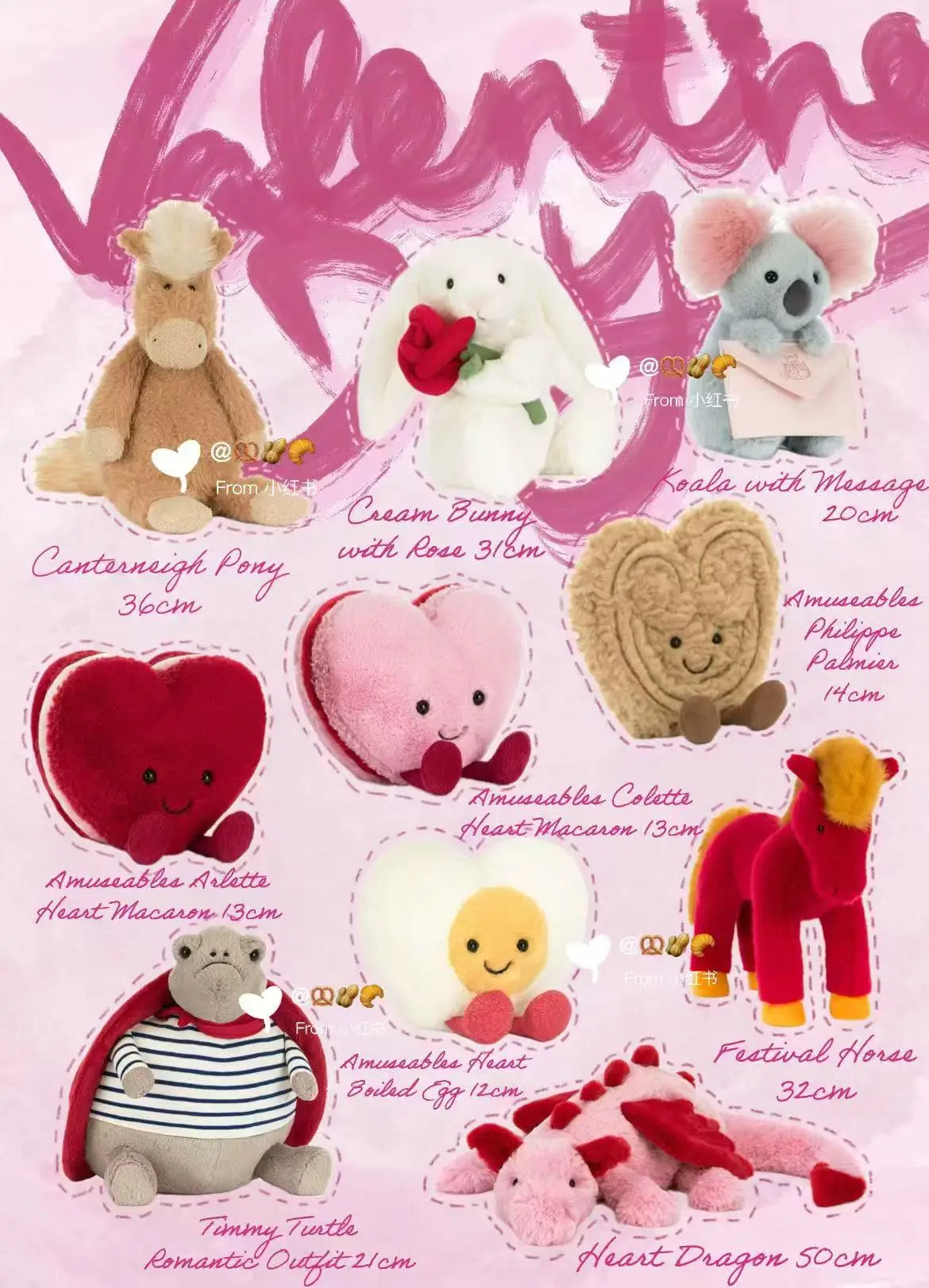 

Подарок на День святого Валентина от Jc: Шикарная подарочная коробка в форме сердца с плюшевой игрушкой-куклой, новогодний подарок 2026 года, Год Лошади, новинка