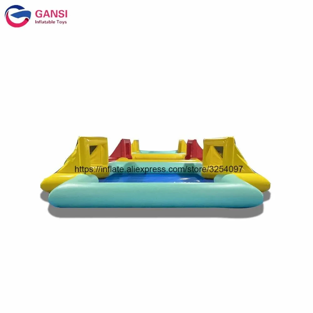 

7X5m Inflatable Soccer Ground Game Mini Inflatable Football Field For Sport Match