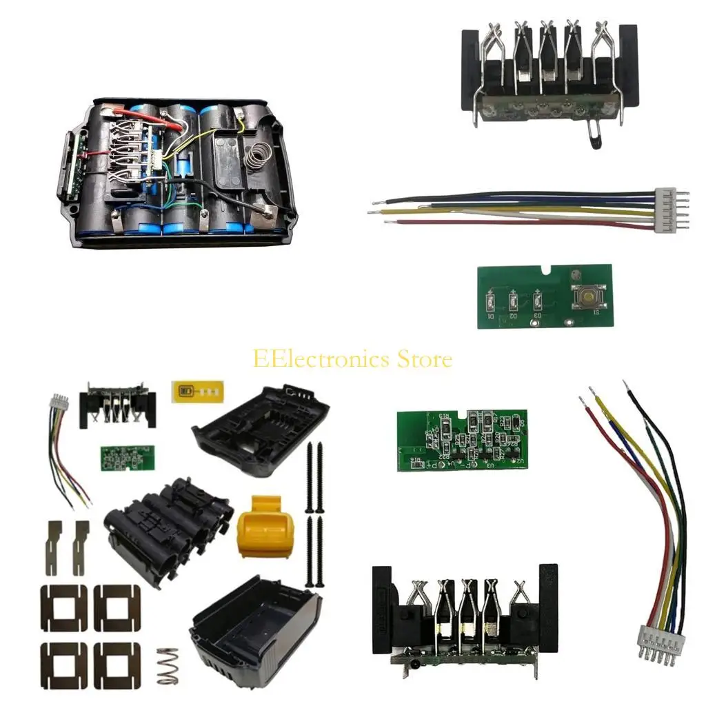 

B03C Прочный литий -ионный корпус корпуса Пекарты для зарядки платы за защиту для корпуса для питания 18 В 20 В.