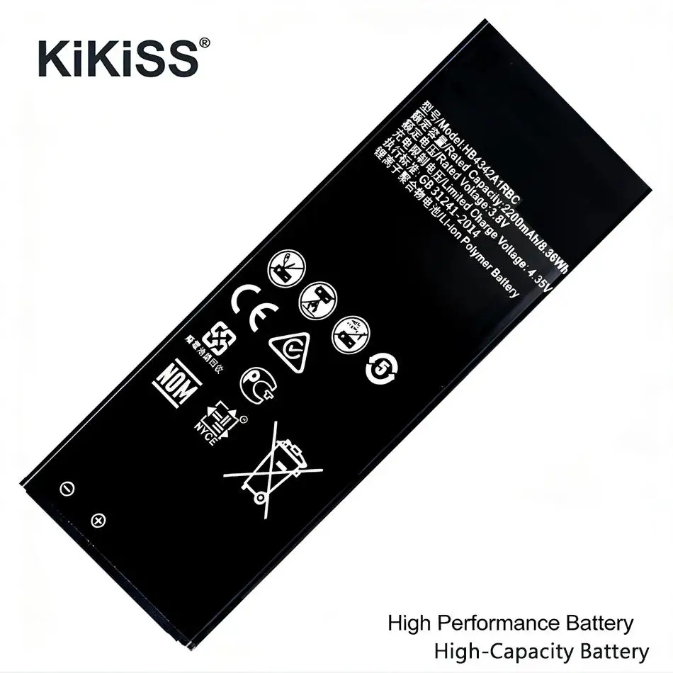 Batería para Teléfono Móvil HB4342A1RBC para Huawei Honor 4A Honor4A Scl- TL00 AL00 CL00 2200mAh Ligera y Ecológica