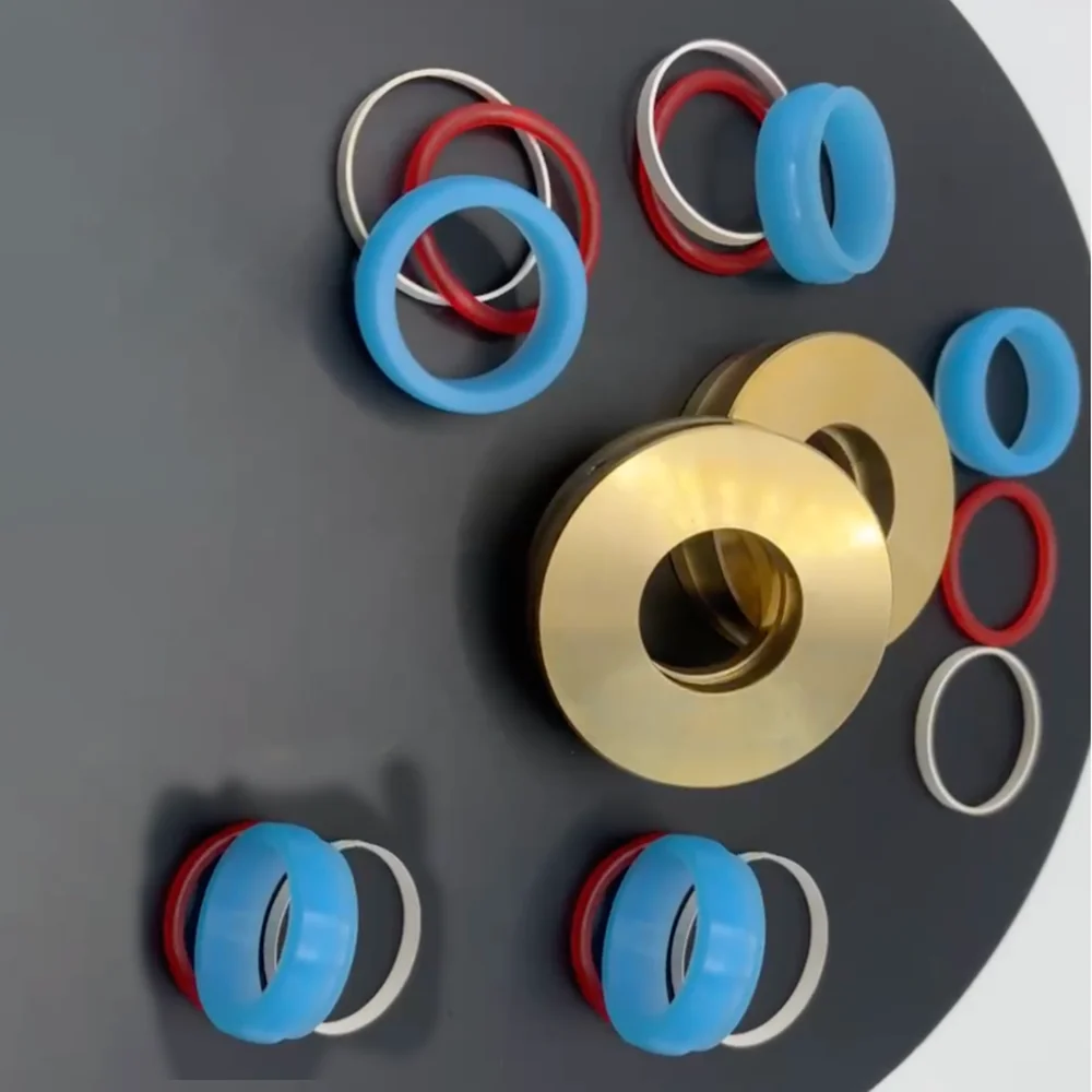 Cerchio di tenuta 100054-1 Intensificatore getto d'acqua Kit guarnizioni HP 302004-1 Per H2O 60k O-ring ad altissima pressione UHP Rosso scuro 400042-119-80