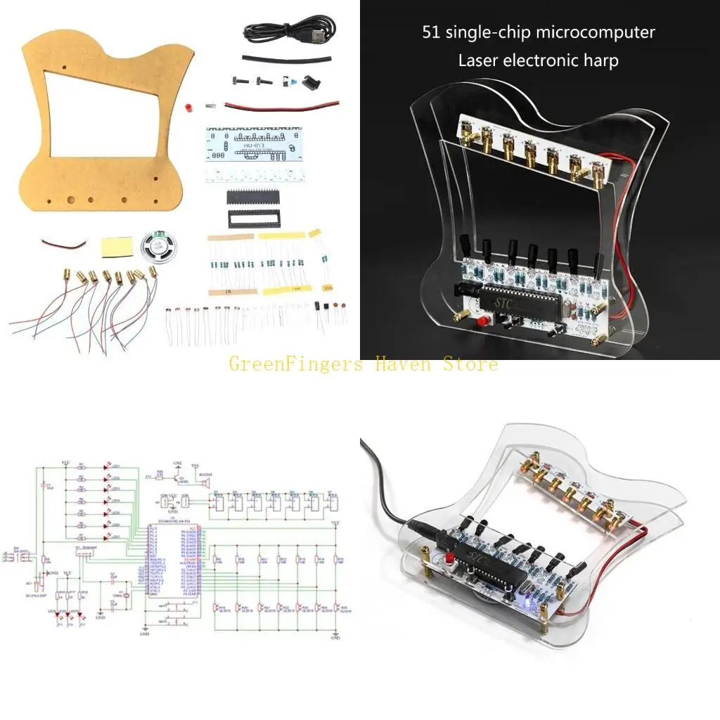 F68D 51 Single-chip Electronic Organ Electronic Production LED DIY Part Weldings Training DC5V