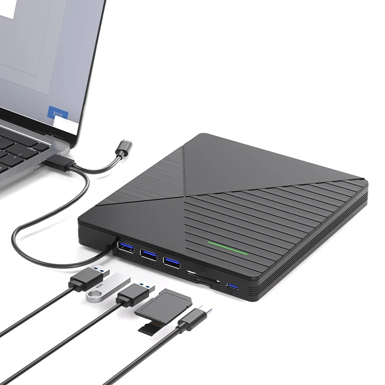 

2025 hot sale Multifunctional External Blu Ray burner DVD BD 4k Blu Ray Player 3D HD Supports All Region Format Computers