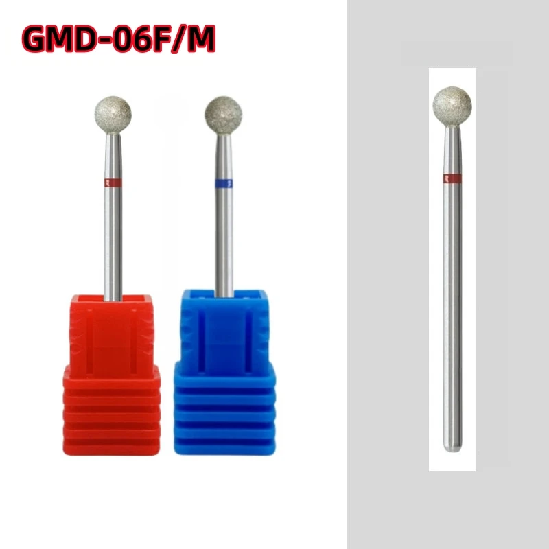 2Pcs/set Cuticle Clean Diamond Nail Drill Bits for Dead Skin Pro Russian Cuticle Burr Nail Prep Tool for Manicure Technicians gallery 2