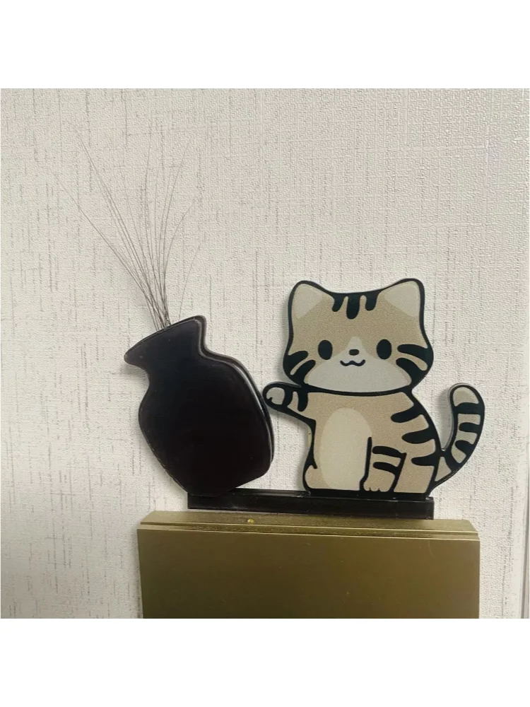 Cat Whisker Collection Holder Refrigerator Magnet Cat Beard Storage Memorial Box Cats Whiskers Holder Fridge Magnet Home Decor