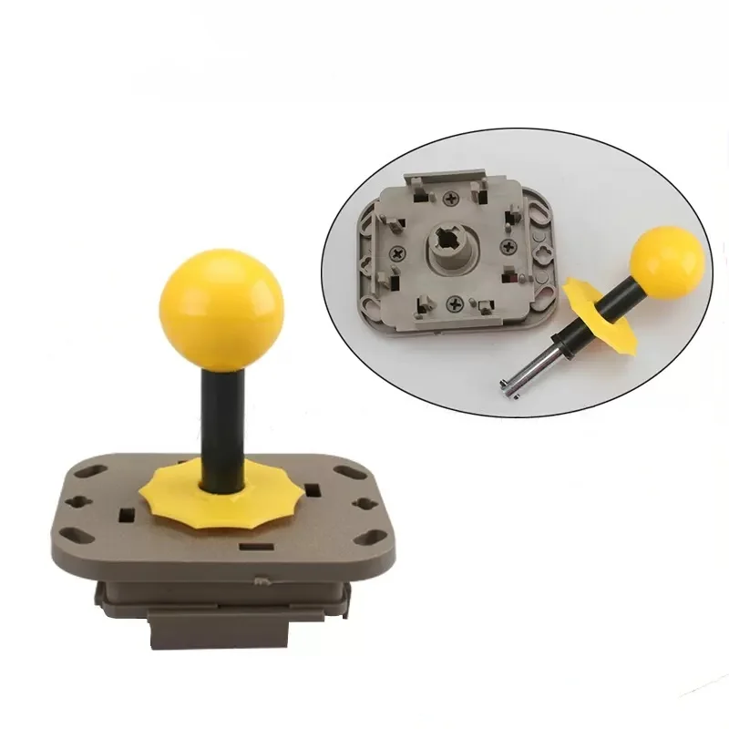 1 pcs New Upgraded Boxing Champion Arcade Joystick Replaced Part High Sensitivity Yellow Ball Top Fighting Sticks