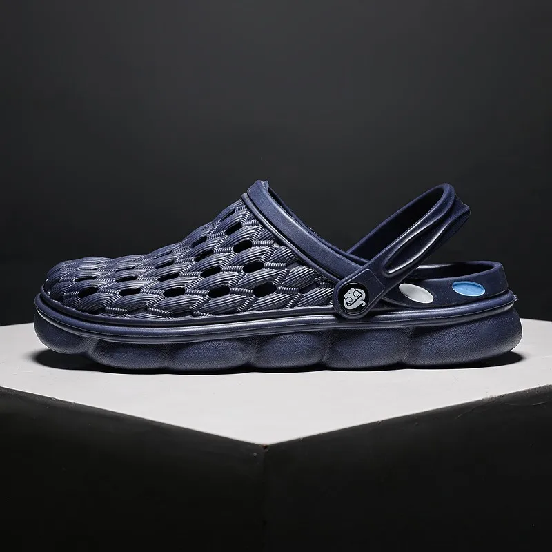 صنادل الشاطئ للرجال في الهواء الطلق ، النعال الخوض ، أحذية الحديقة ، قباقيب المنزل ، الشرائح المشي لمسافات طويلة ، الصيف