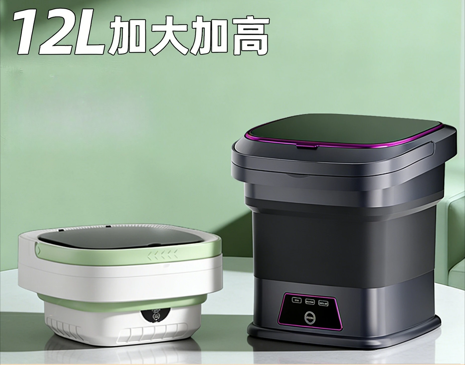apply to Folding underwear washing machine can dehydrate dormitory mini small sock and underwear washing machine