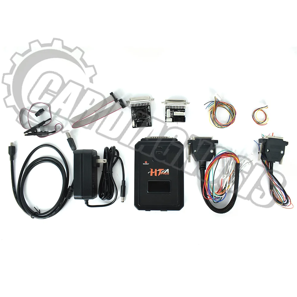 2024 top HTprog Full Version adapter+cables+dongle Works for KT200 Alone as ECU Chip tuning Tool