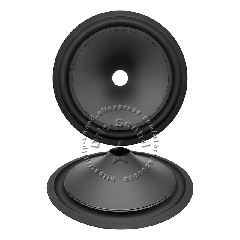 2 uds 8 "pulgadas 195mm 25,5mm núcleo cono de altavoz lavabo de plástico Woofer tambor papel borde de goma piezas de reparación de bajos Trumper # 2