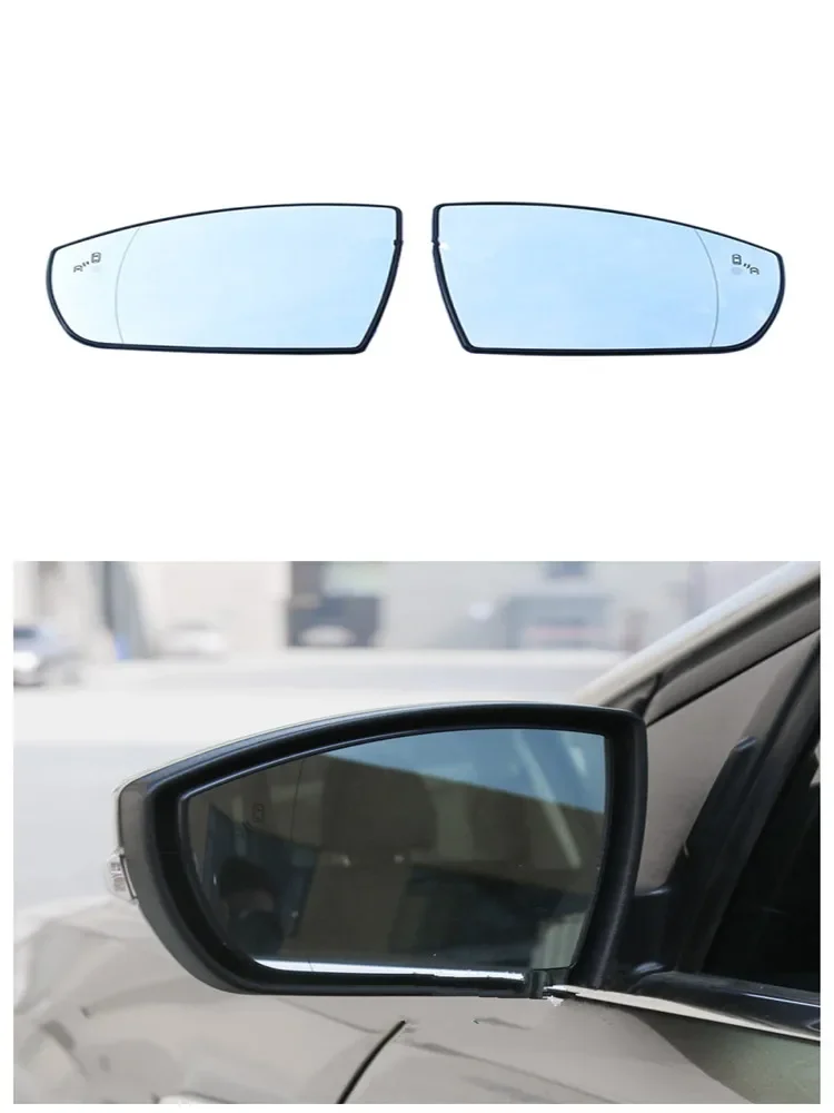 Rearview mirror and parallel auxiliary lens reflector heated blind spot lens custom for Ford Escape 2013 - 2019