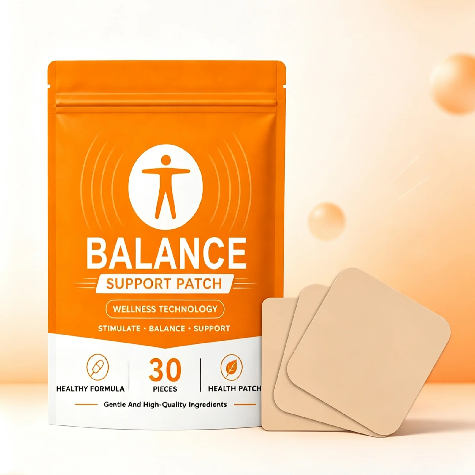 Balance Support Body Care Patches Stimulate Body Circulation Soothing Relaxing Moisturize Skin Skin-Friendly Breathable Stickers