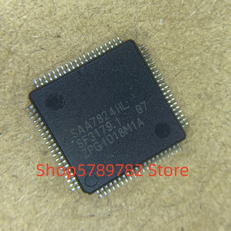 5pcs    SAA7824HL    QFP80