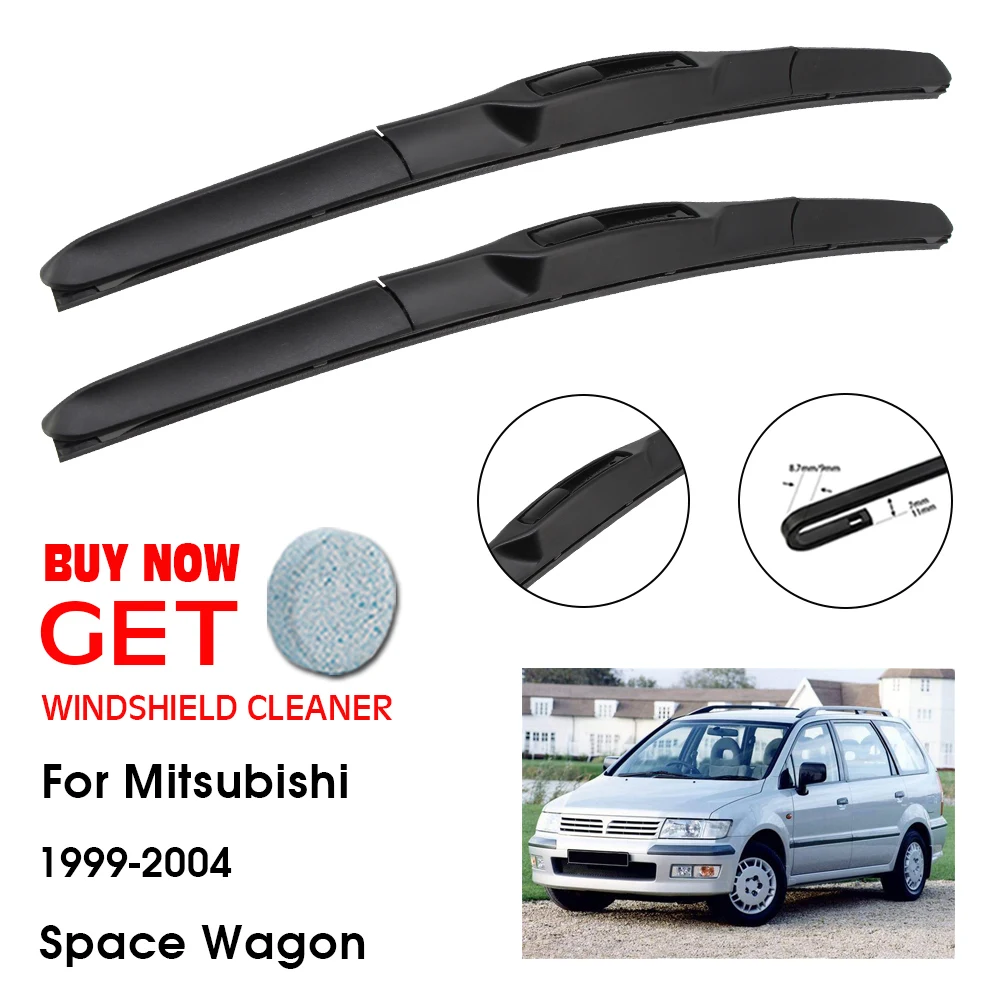 

Car Wiper For Mitsubishi Space Wagon 26"+16" 1999-2004 Front Window Washer Windscreen Windshield Wipers Blades Accessories